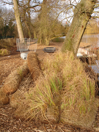 Erosion matting is an unobtrusive erosion defence, blending neatly into natural surrounds.