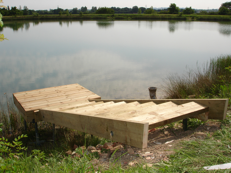 Fishing platforms, Disabled fishing pegs, Jetties, Case Studies, London, South East